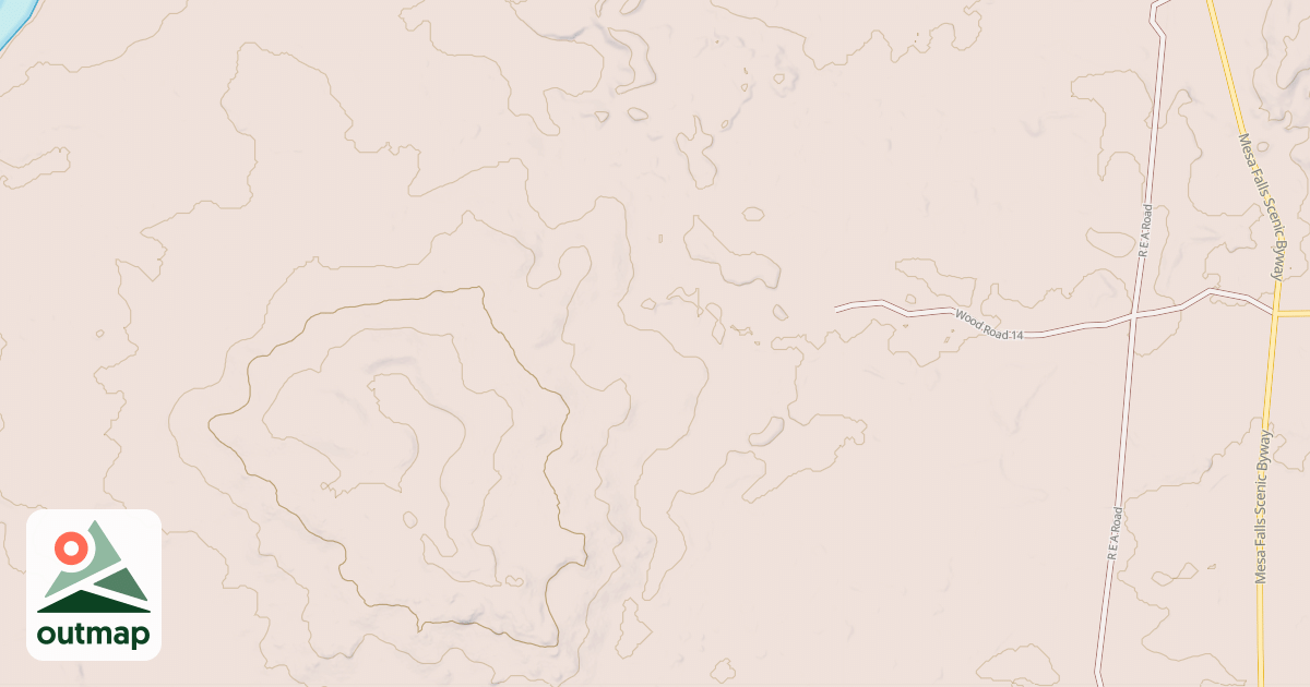 Map of WOOD ROAD 14