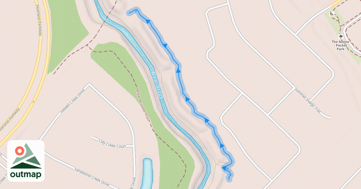 Map of Coyote Gulch Exit Trail