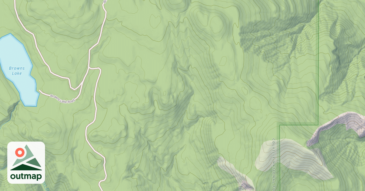 Map of USFS Motor Vehicle Use Map Roads {2825DB4B-E6FF-401E-B995-C6B2D22058FE}