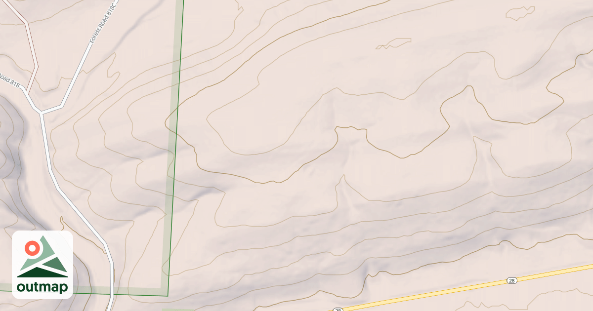 Map of USFS Motor Vehicle Use Map Roads {BAA4CC5D-641A-47BA-BF03-8FE73EBDDB86}