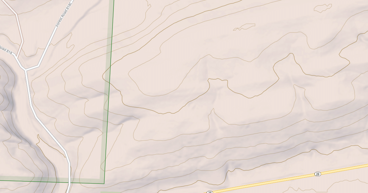 Map preview of USFS Motor Vehicle Use Map Roads {BAA4CC5D-641A-47BA-BF03-8FE73EBDDB86}