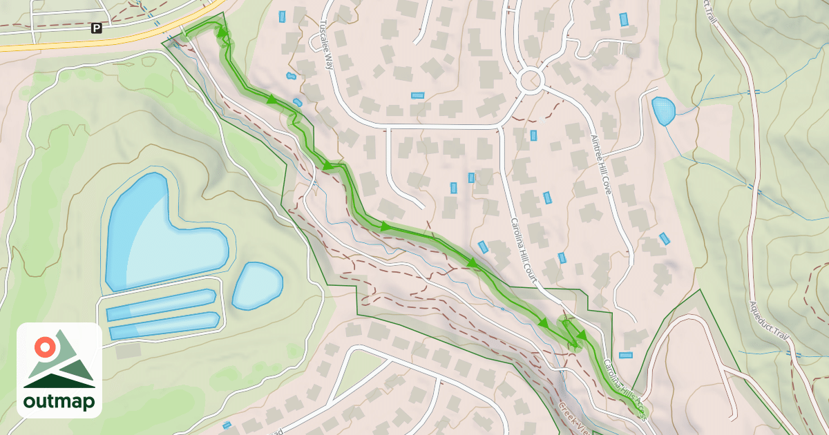 Map of Sweet Caroline Trail