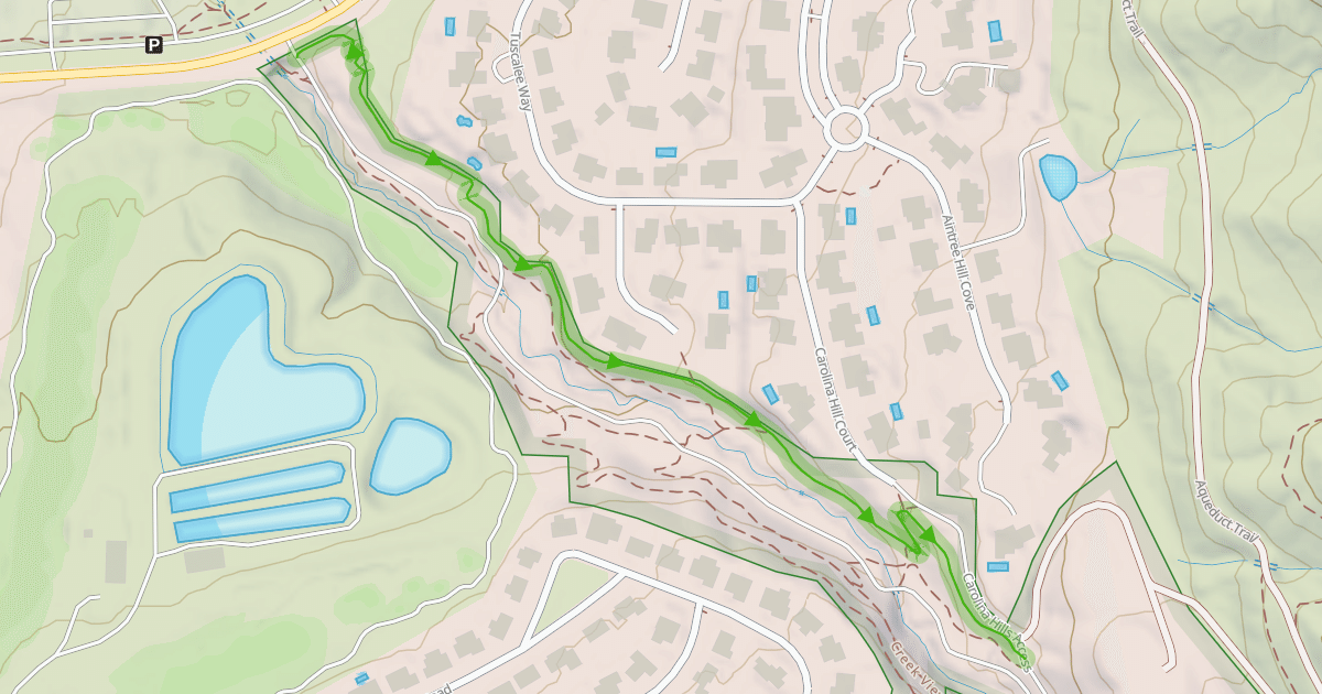 Map preview of Sweet Caroline Trail