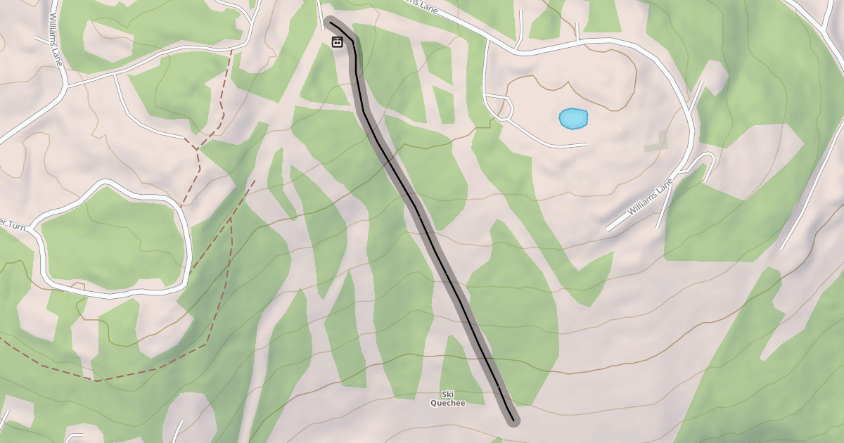 Map preview of Quechee Express