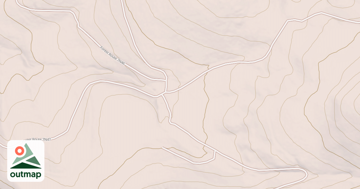 Map of USFS Motor Vehicle Use Map Roads {2BC42345-2260-4A1E-A33B-3D96DDF9CAEC}