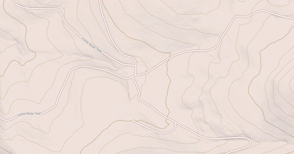 Map preview of USFS Motor Vehicle Use Map Roads {2BC42345-2260-4A1E-A33B-3D96DDF9CAEC}