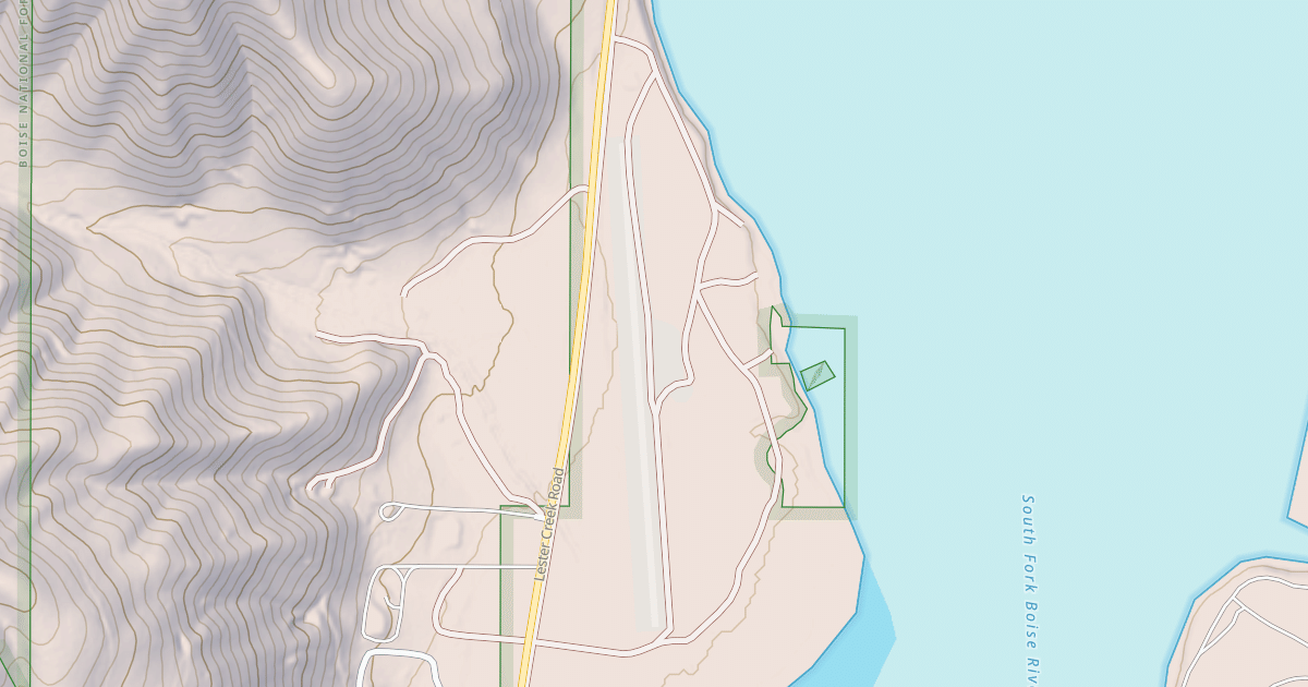 Map preview of PINE AIRSTRIP
