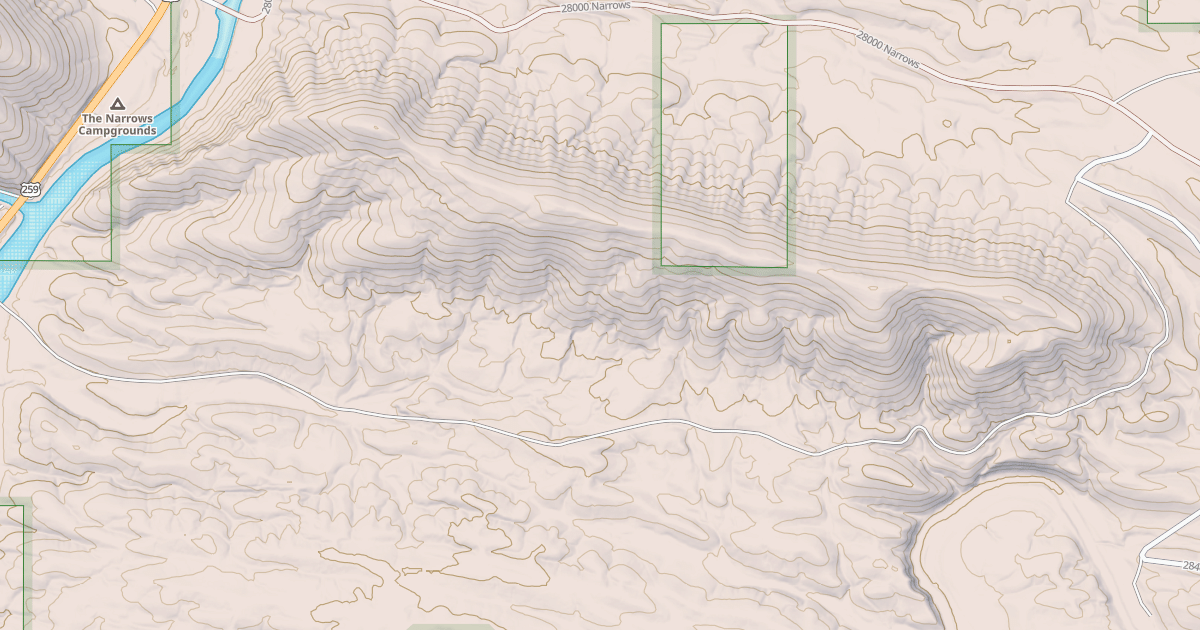 Map preview of USFS National Forest System Roads {2D94B292-5ABE-4674-929E-B1531DF351D1}