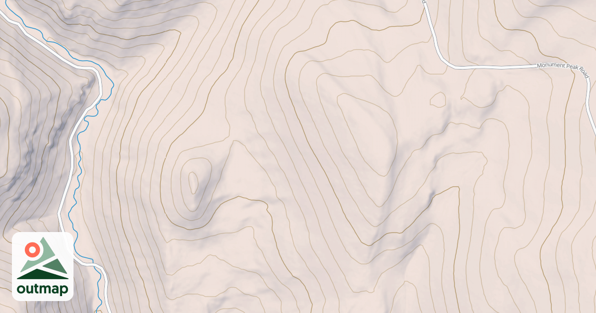Map of Blind Creek