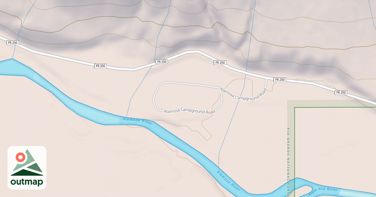 Map of ALAMOSA CG