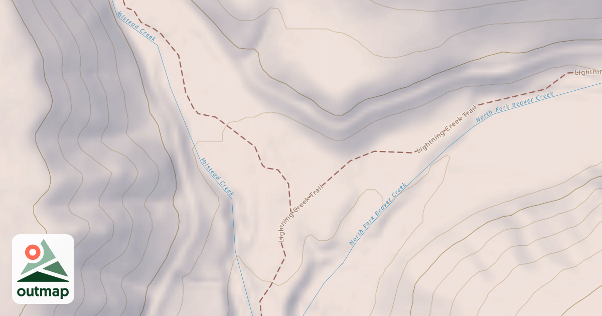 Map of LIGHTNING CREEK TH