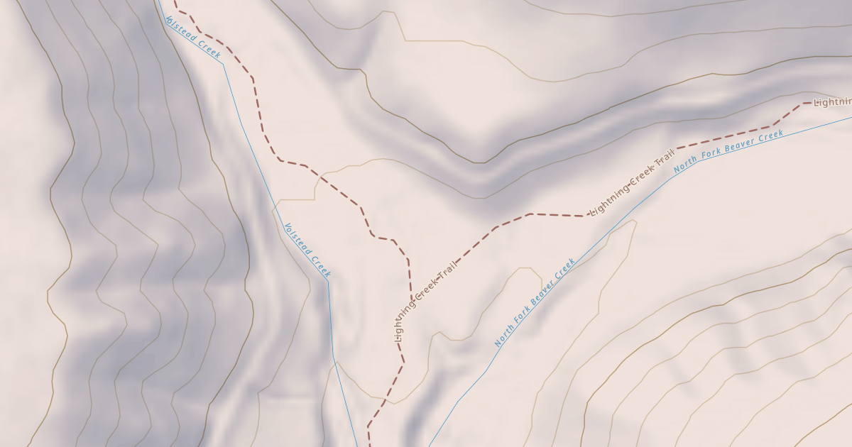 Map preview of LIGHTNING CREEK TH