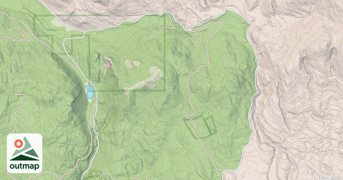 Map of DEEP CREEK