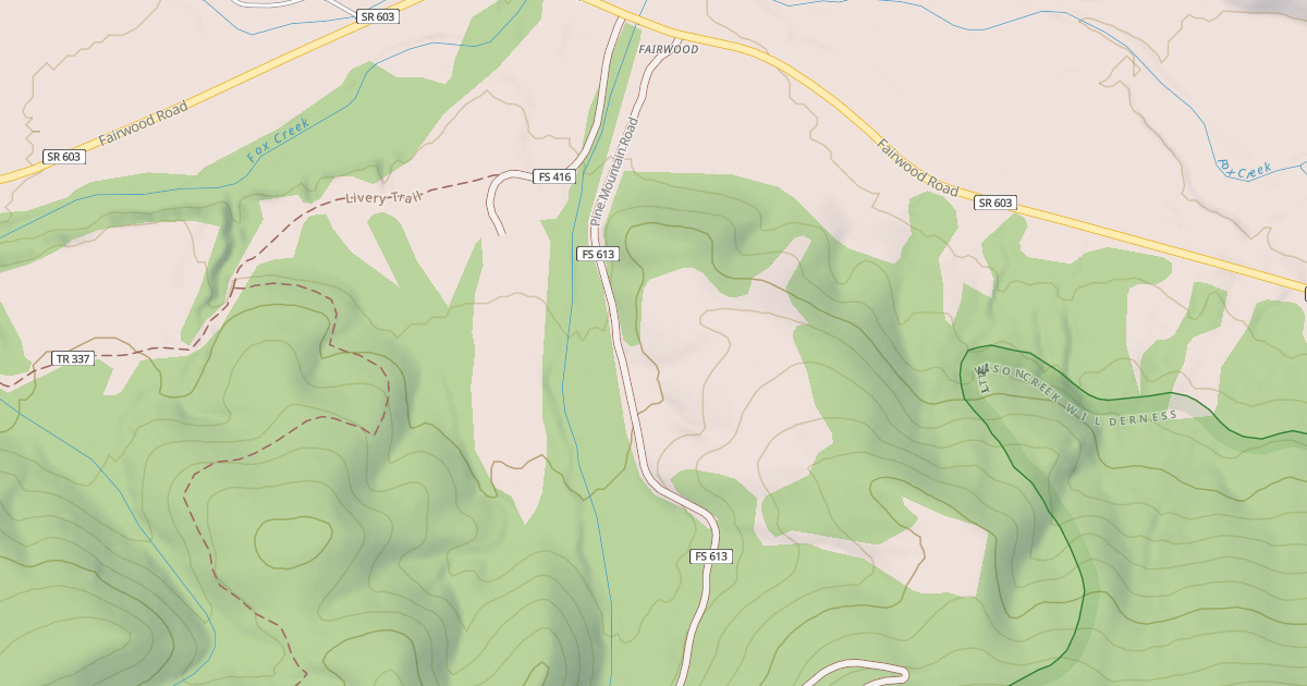 Map preview of PINE MOUNTAIN