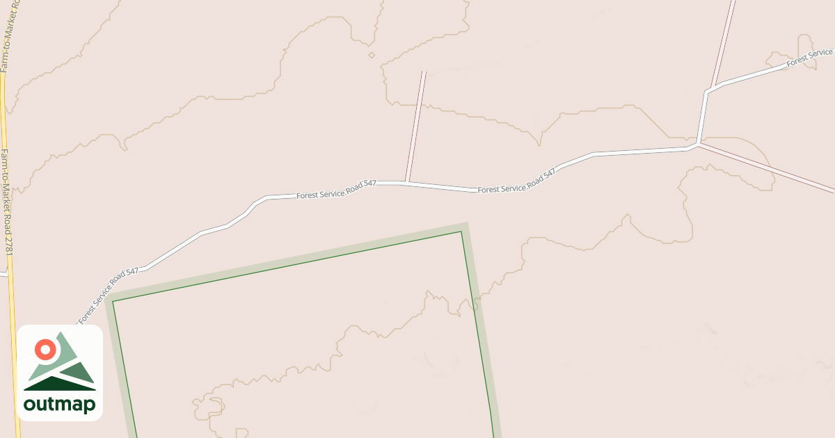 Map of FLATRIDGE