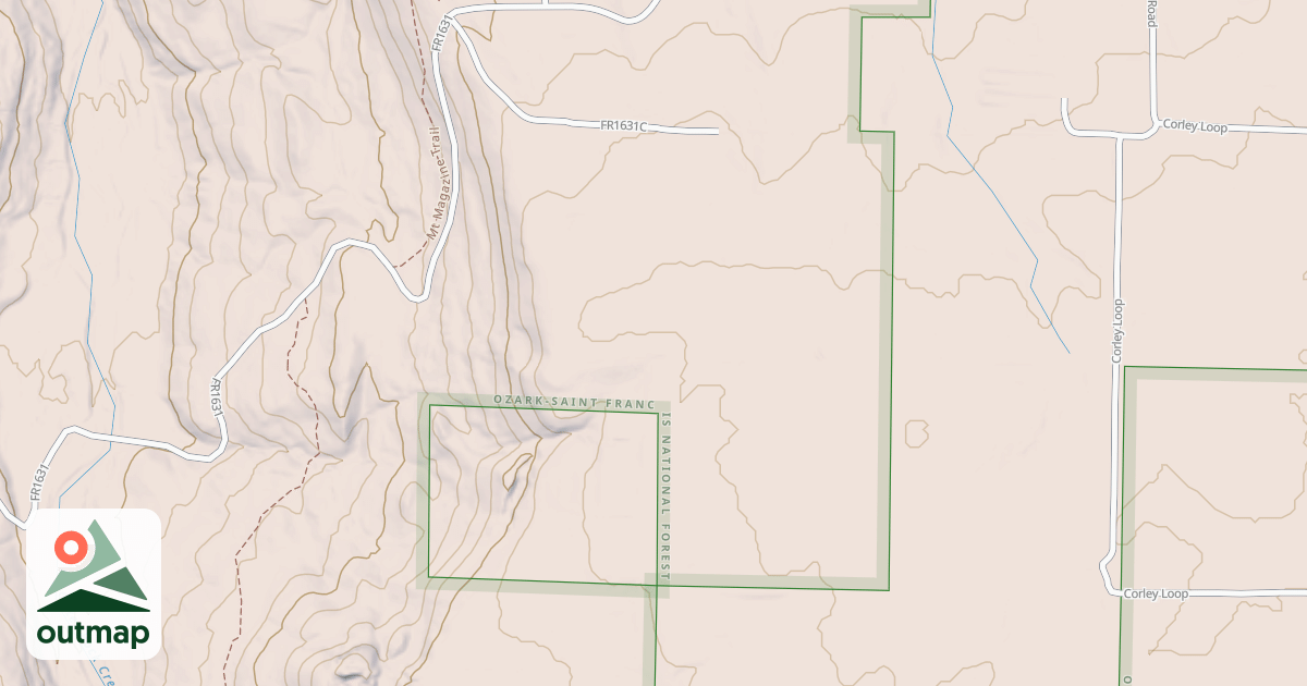 Map of USFS Motor Vehicle Use Map Roads {5C62BCE9-FF3F-4C52-A4B2-BB3D8B15D5B9}