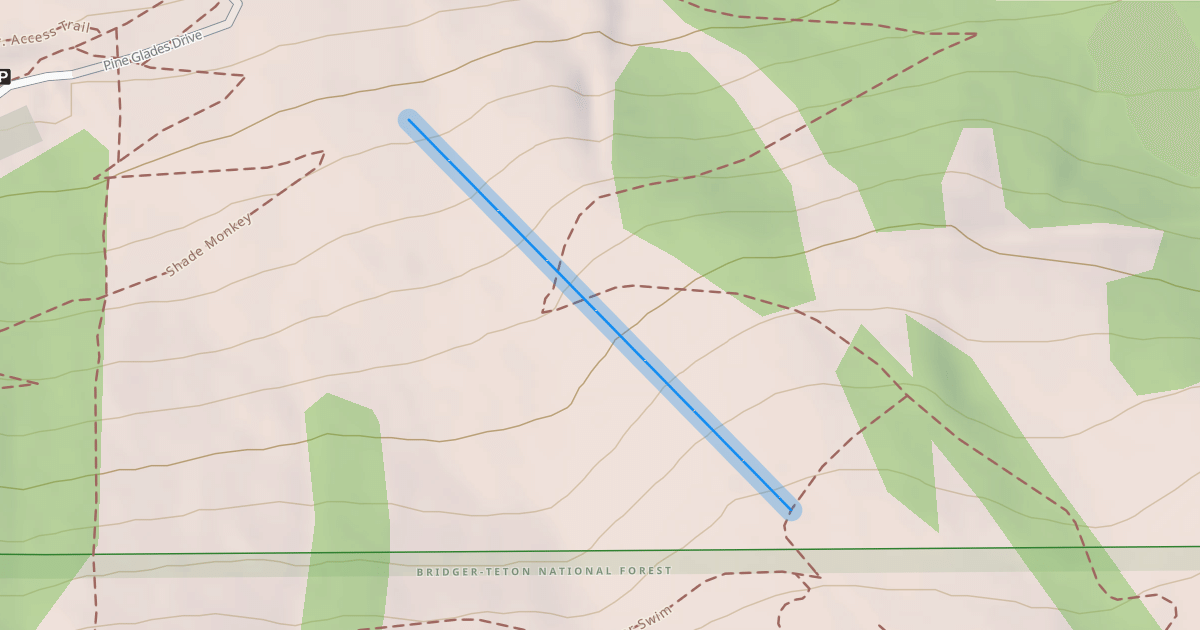 Map preview of Old Lady's Flats