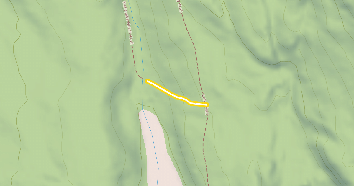 Map preview of Nebraska Notch Trail