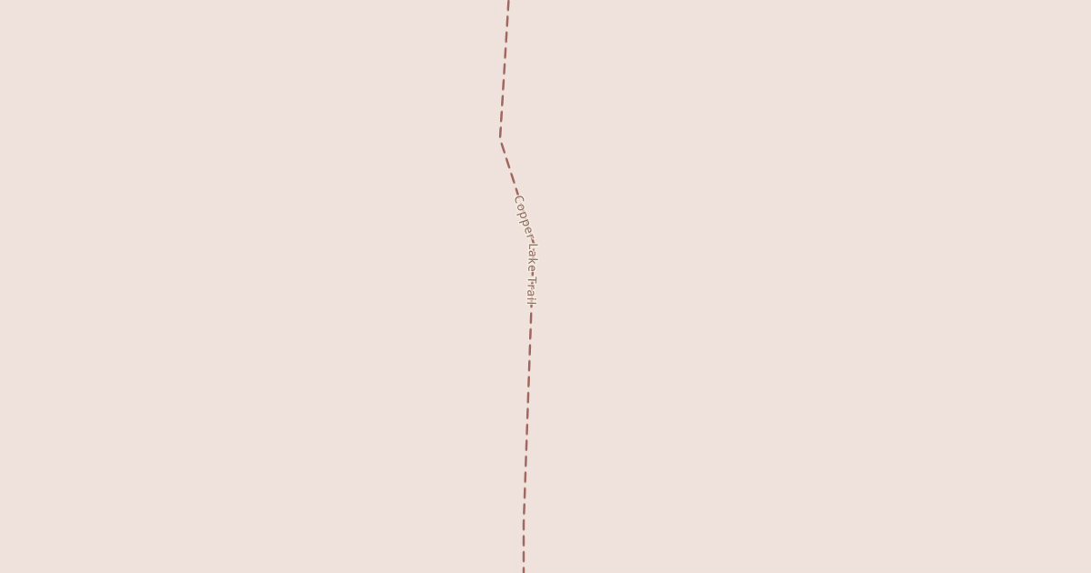 Map preview of Copper Lake Trail