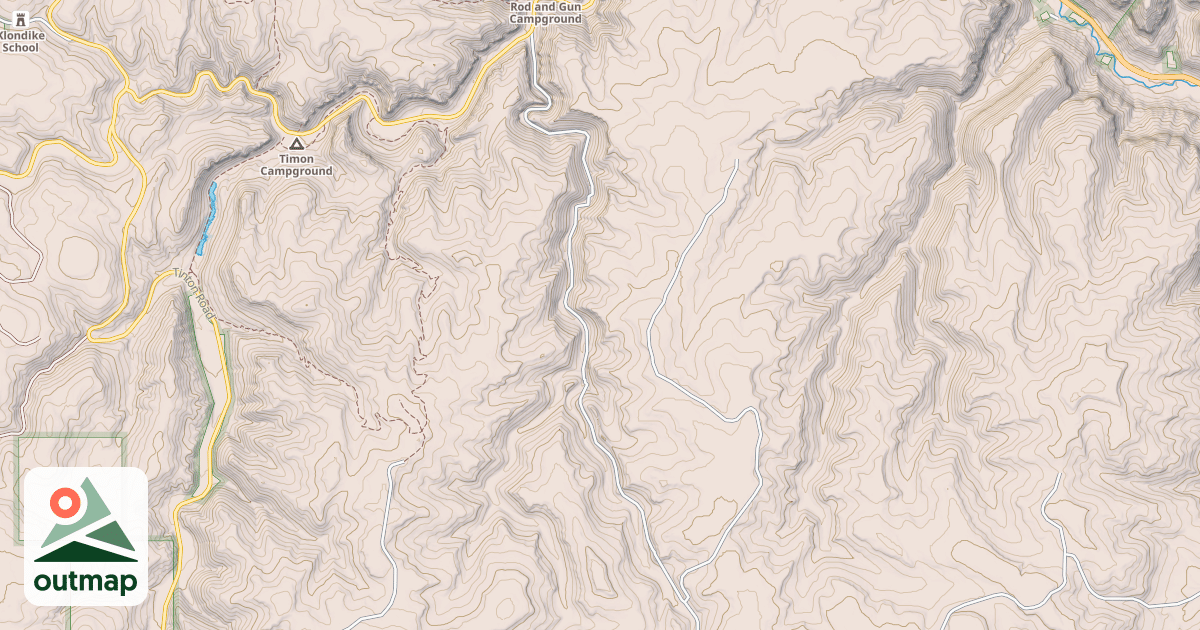 Map of DRY GULCH