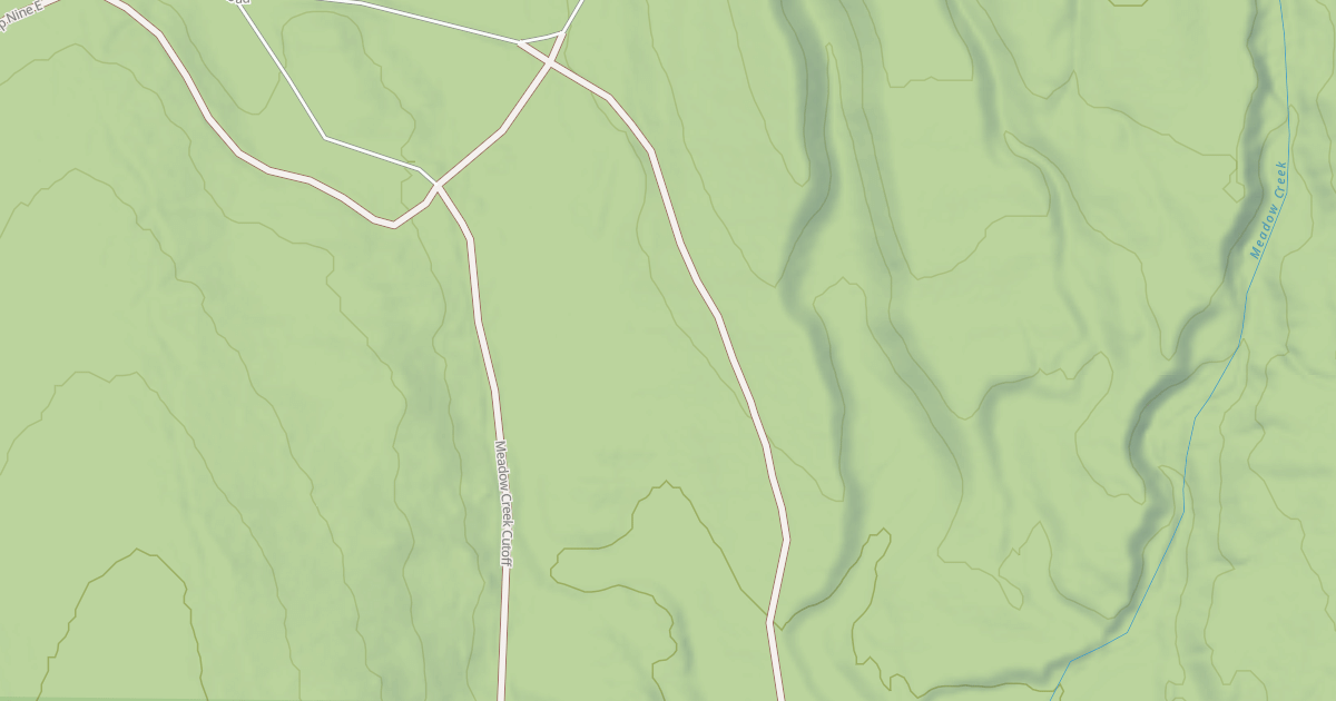 Map preview of MEADOW CREEK CUTOFF C