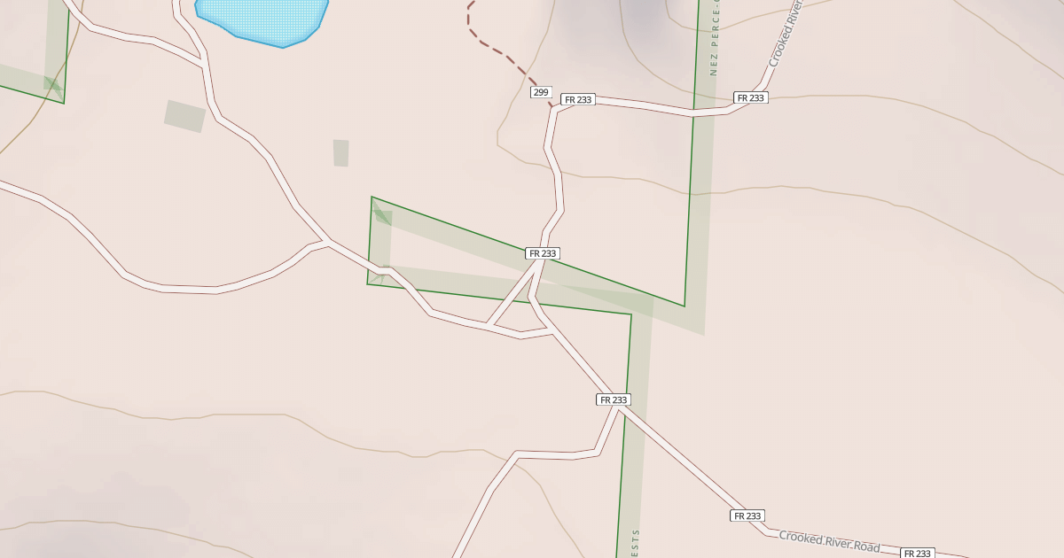 Map preview of CROOKED RIVER