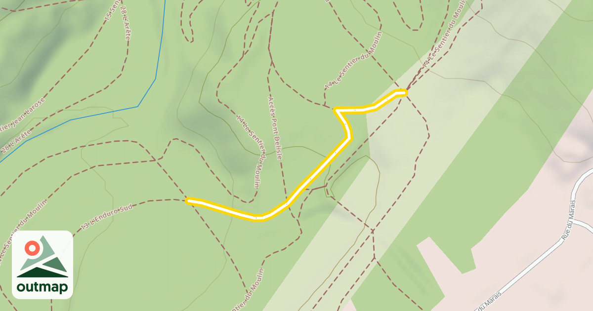 Map of 13 L'Enduro Sud