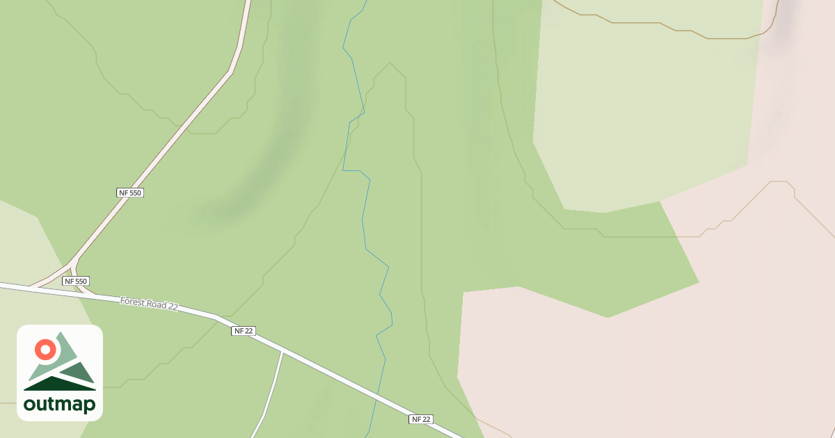 Map of ALLEN CREEK HORSE CAMP DISP