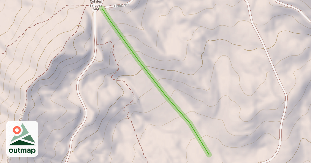 Map of Les Heureux