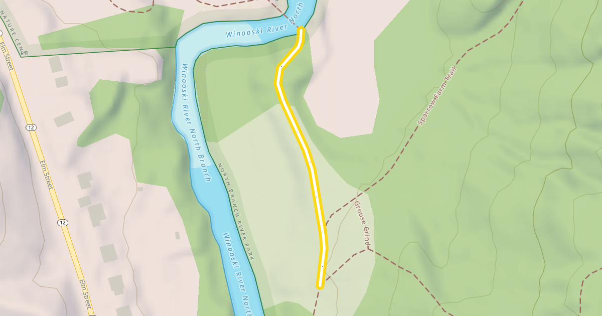 Map preview of North Branch River Path