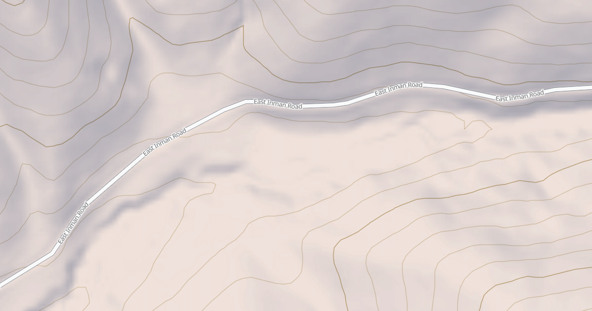 Map preview of INMAN TRAILHEAD