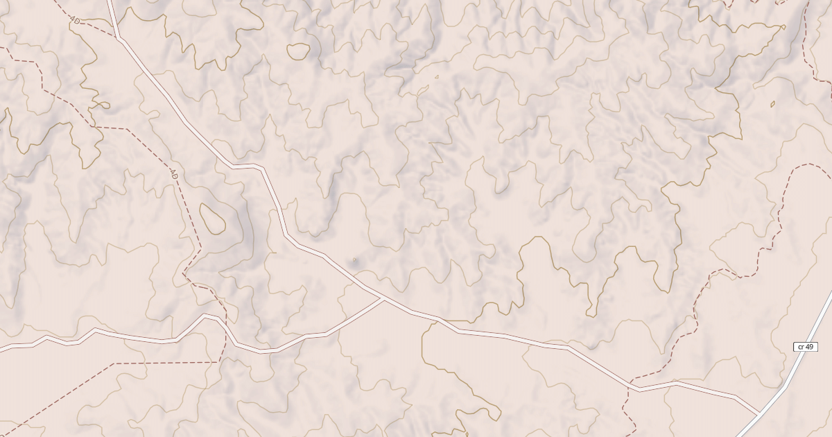 Map preview of USFS National Forest System Roads {48DC1CF0-2865-432E-9502-6BC252C18B8A}