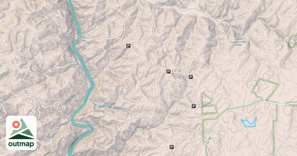 Map of TURKEY RIDGE