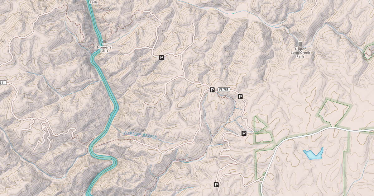 Map preview of TURKEY RIDGE