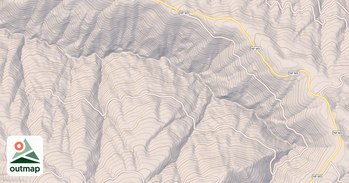 Map of BRUSHY CAMP