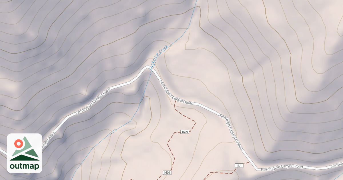 Map of FARMINGTON CANYON ATV