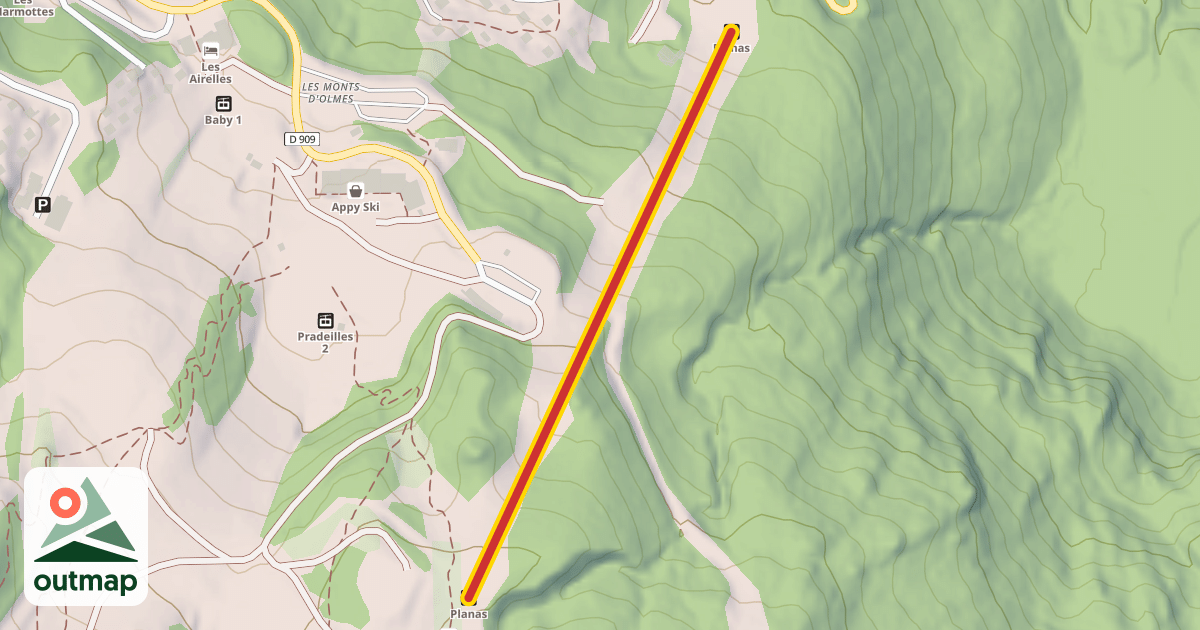 Map of Planas