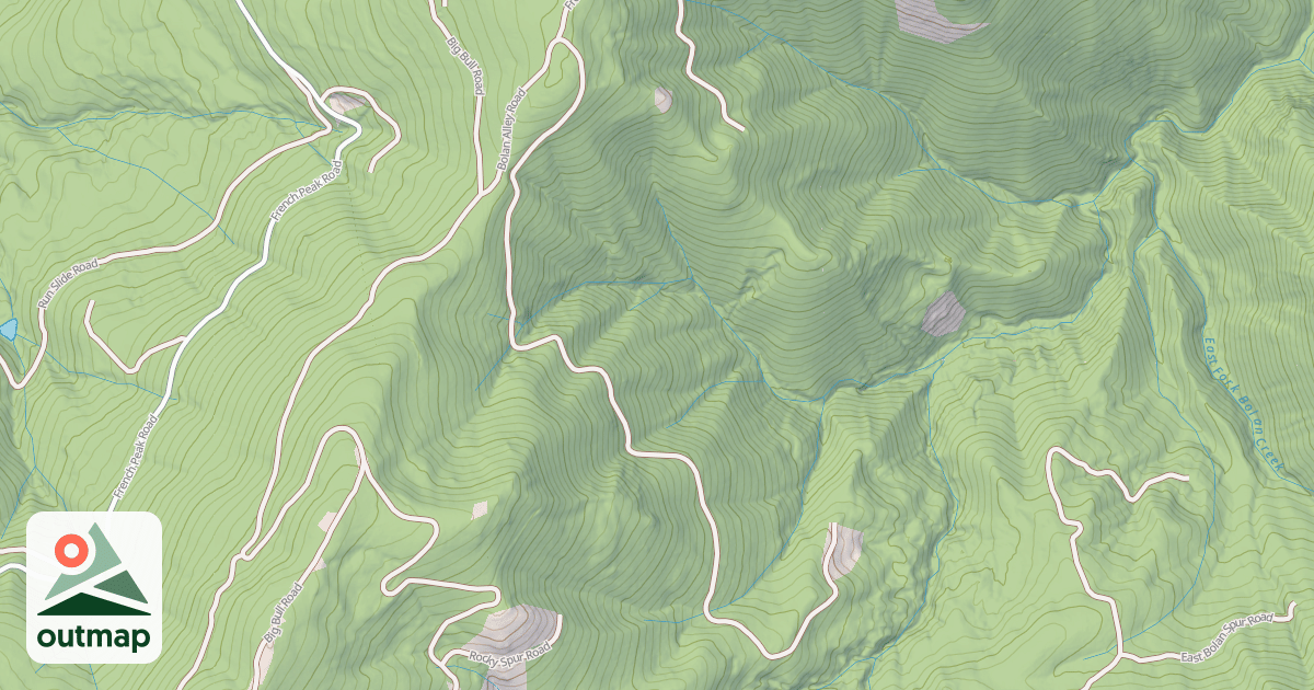Map of BOLAN ALLEY
