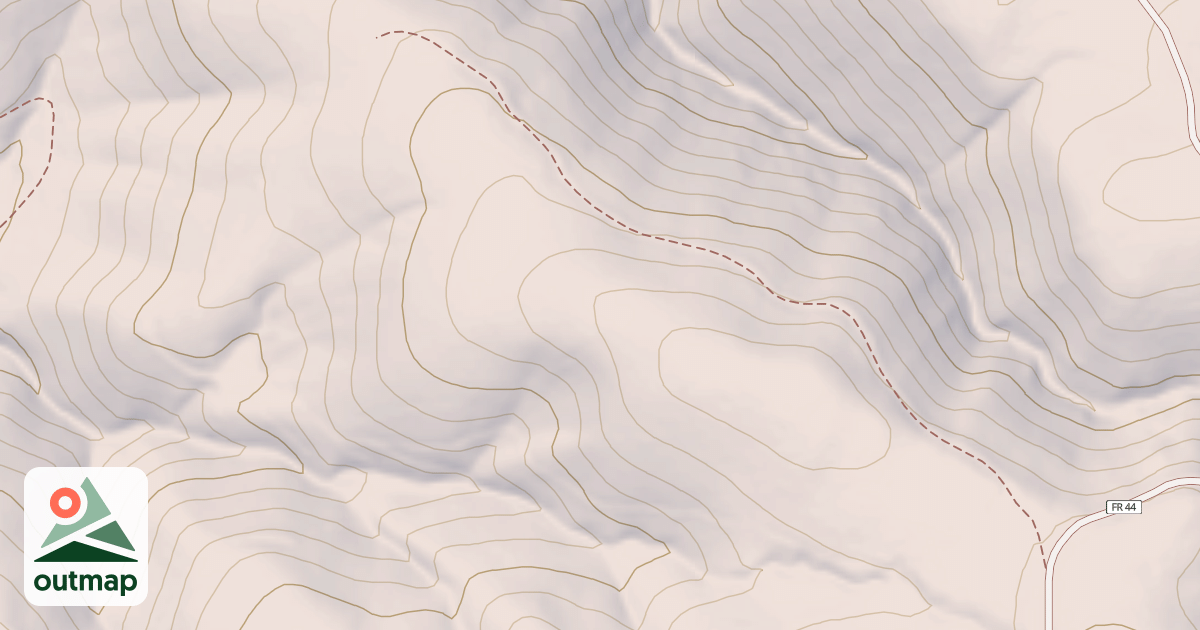 Map of CAVANAH DEEP SPUR