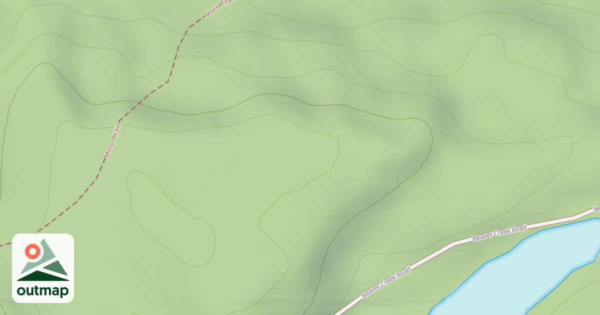 Map of Flat Mountain Trail 15