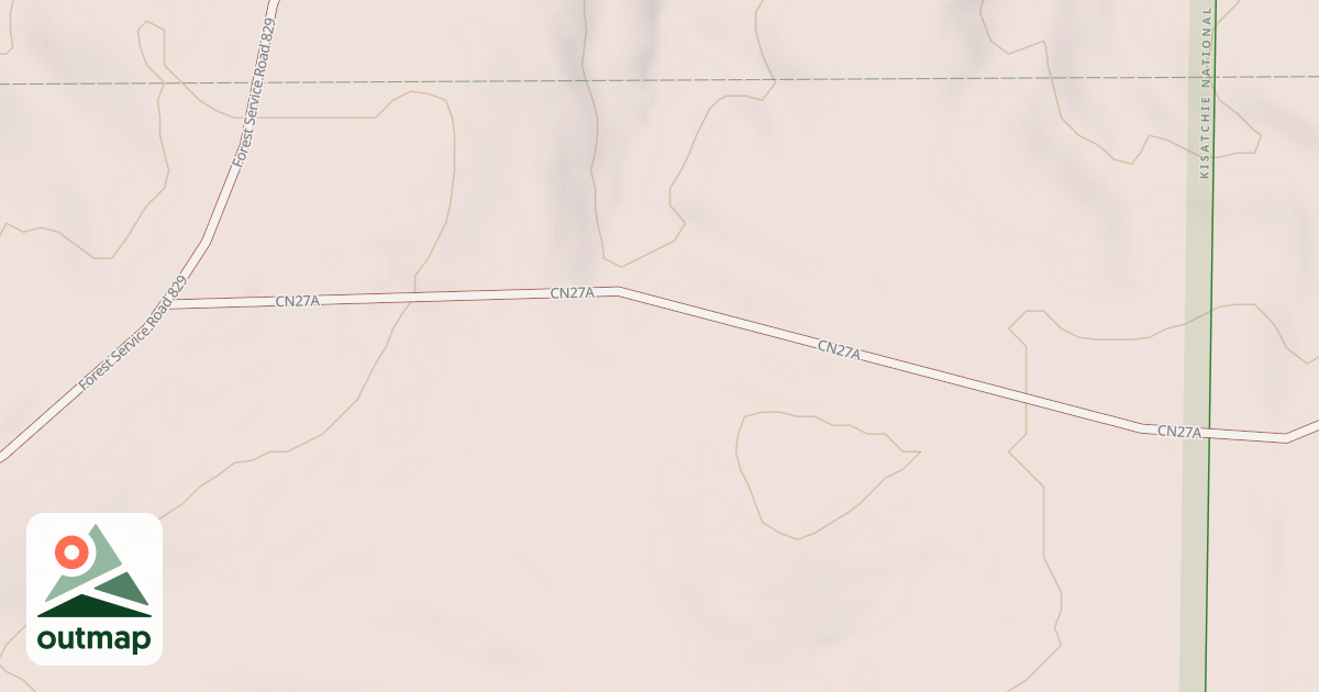 Map of USFS National Forest System Roads {4E9DB7BF-F6E5-4FCF-A8F7-DB2E43BD3FAC}