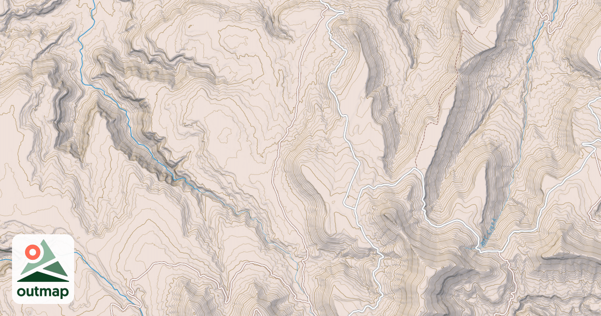 Map of BEEF BASIN WASH
