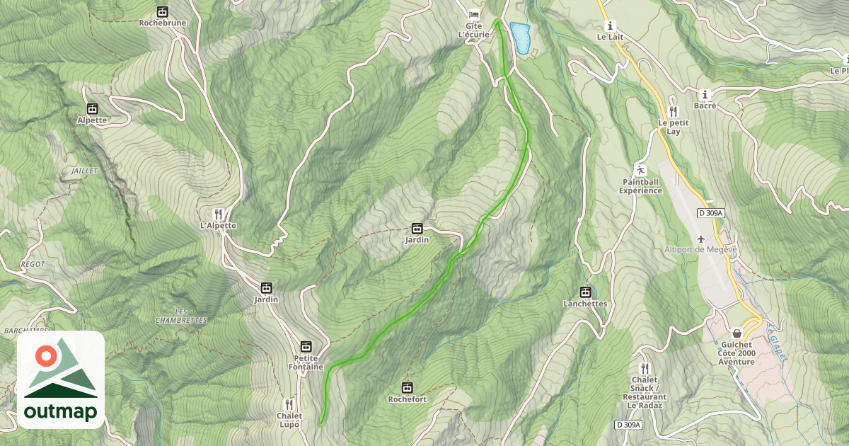 Map of Jardin