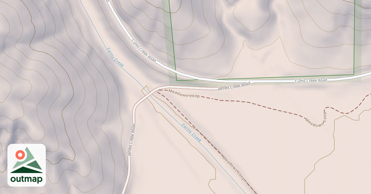 Map of JARRETT CREEK
