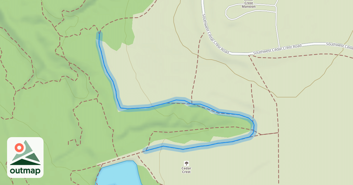 Map of Green Trail