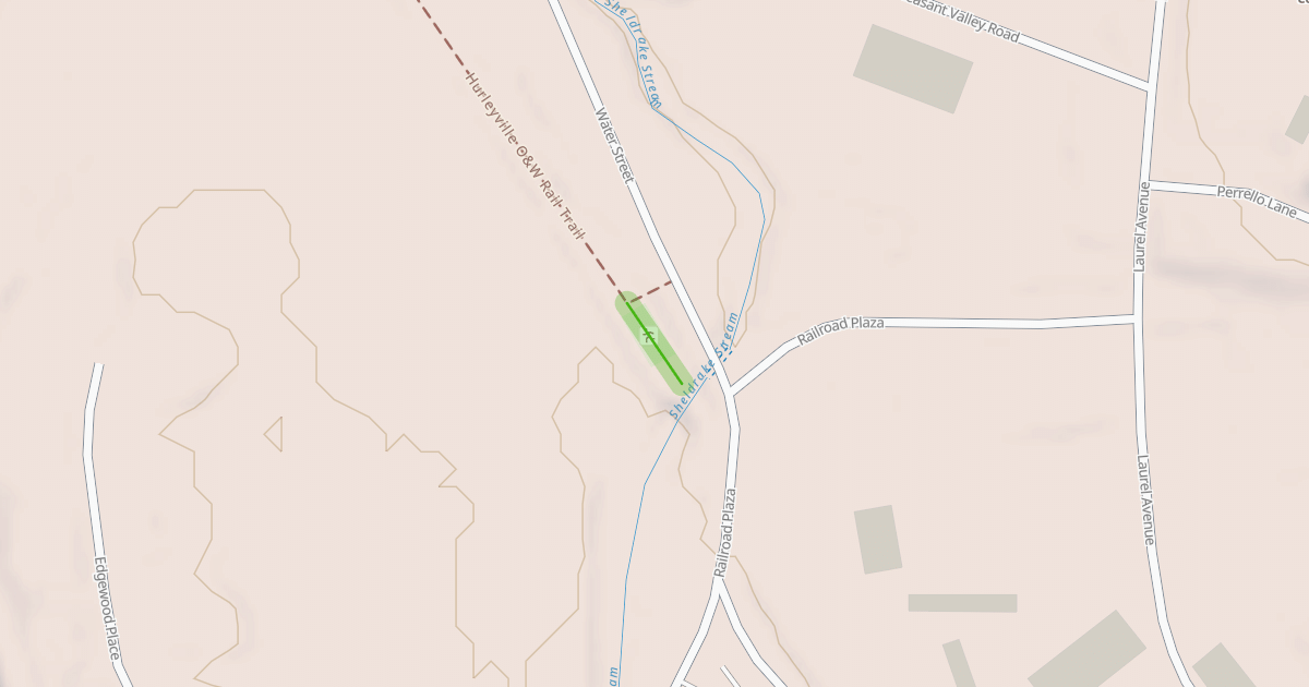 Map preview of Hurleyville O&W Rail Trail