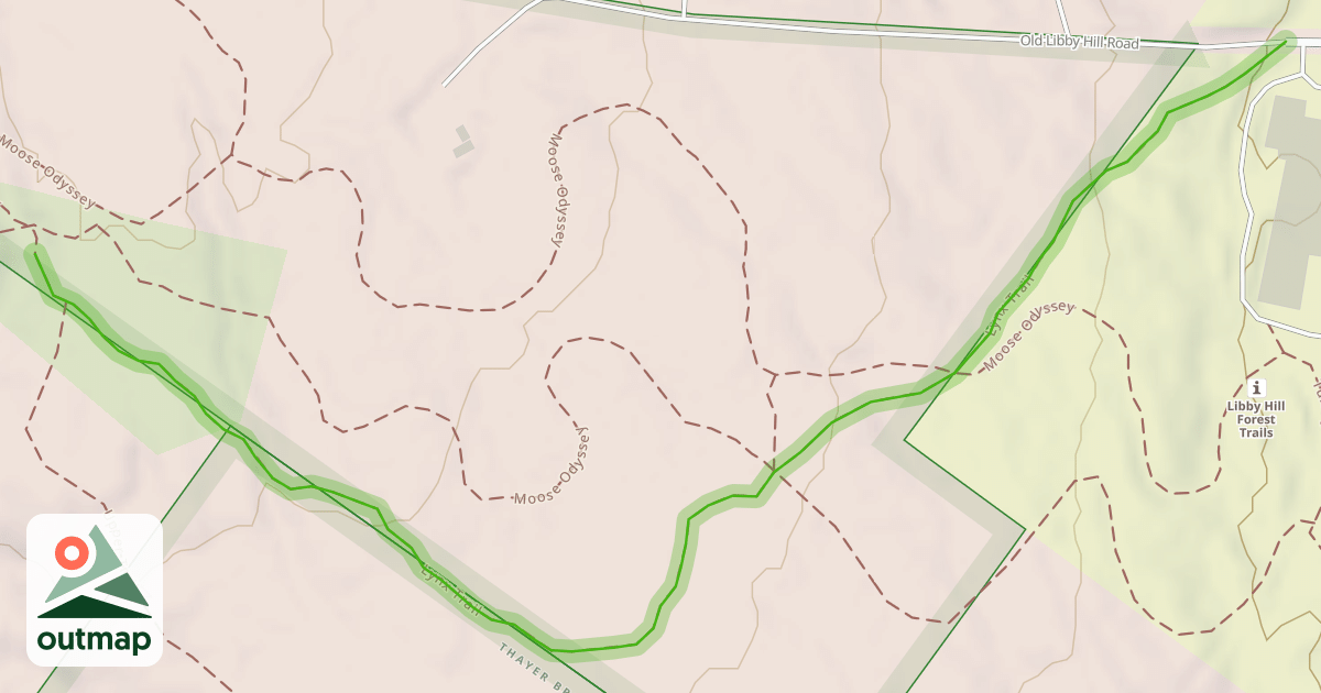 Map of Lynx Trail