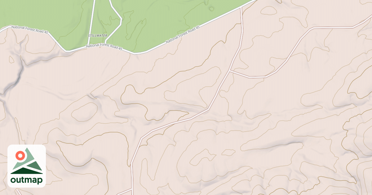 Map of USFS National Forest System Roads {929C3D0B-4137-4934-A639-DE2373FCC054}