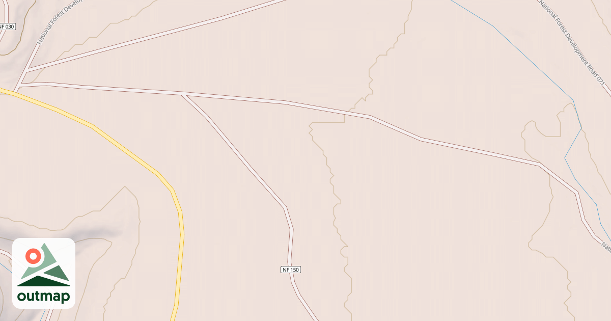 Map of USFS Motor Vehicle Use Map Roads {A68B89FC-EDAC-4BEC-91D8-2476A9D41F2E}