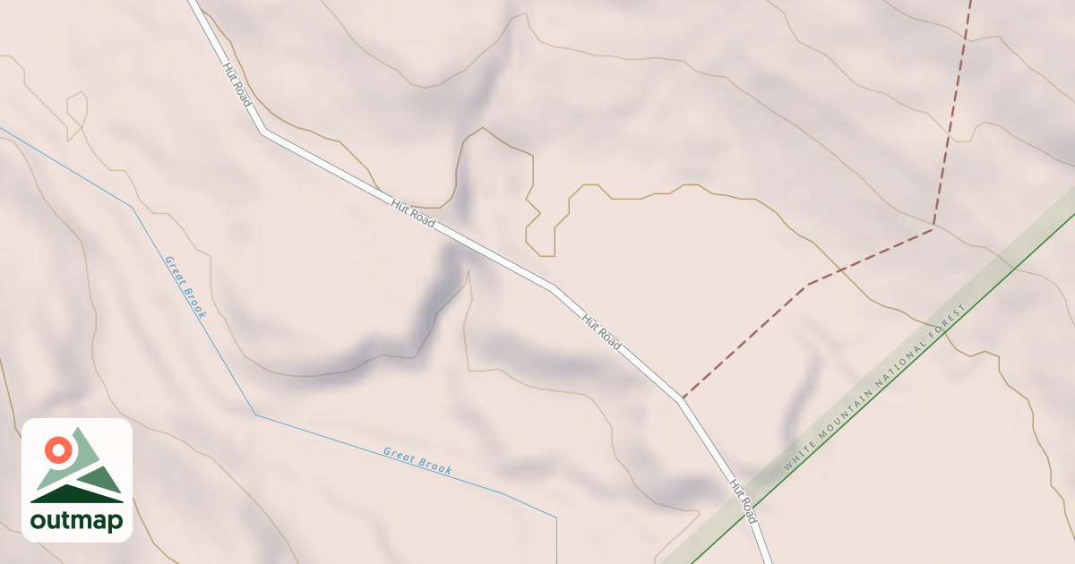 Map of Great Brook Trail